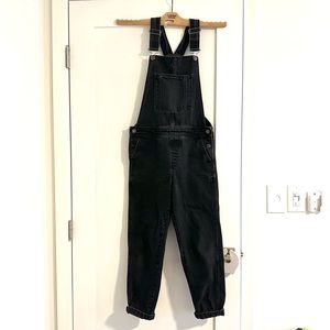 Black TopShop Taper Overalls